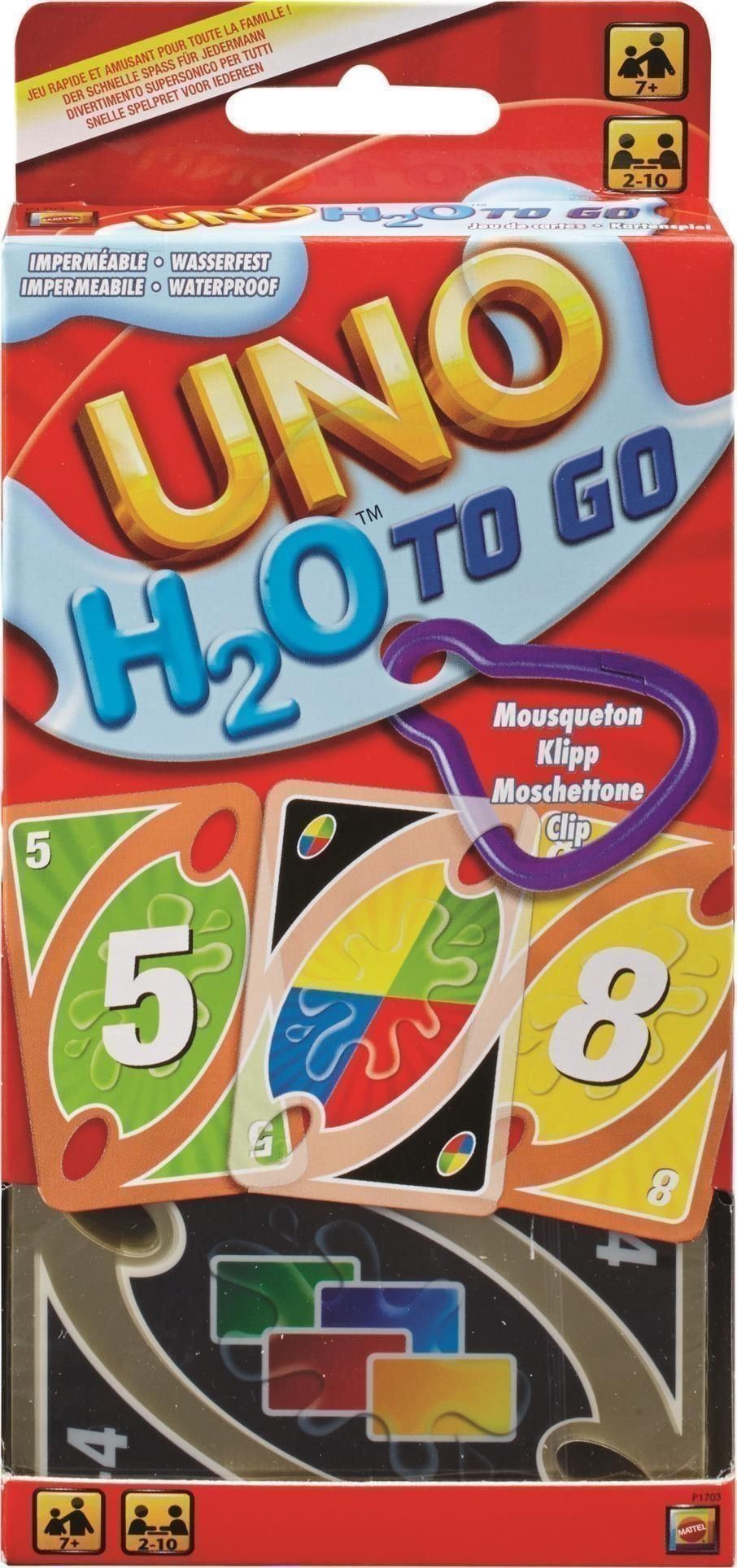 Merchandising Uno: Mattel - H2O - Carte Impermeabili Con Clip