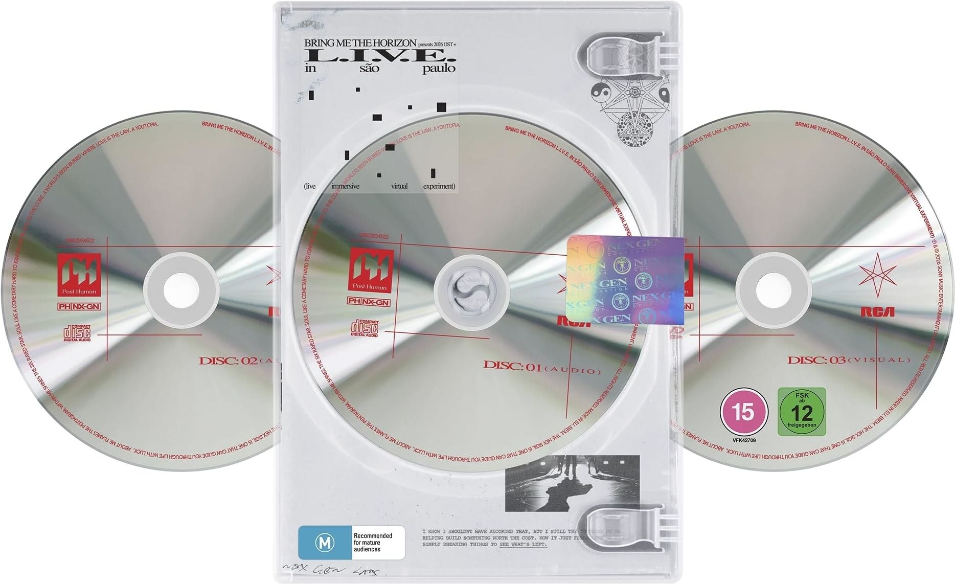 Audio Cd Bring Me The Horizon - L.I.V.E. In Sao Paulo (Live Immersive Visual Experience) (2 Cd + Dvd + Booklet)