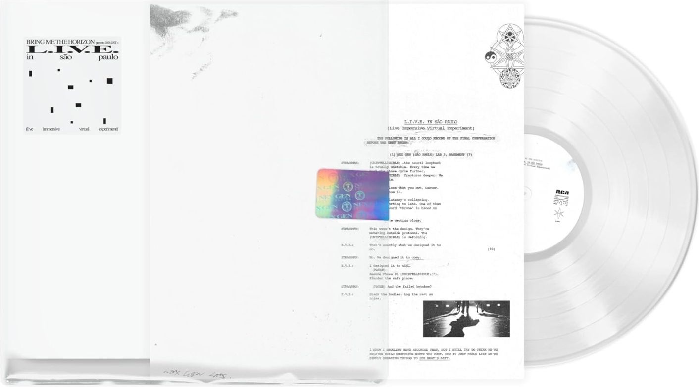 Vinile Bring Me The Horizon - L.I.V.E. In Sao Paulo (Live Immersive Visual Experience) (Crystal Clear Vinyl) (2 Lp + Booklet)