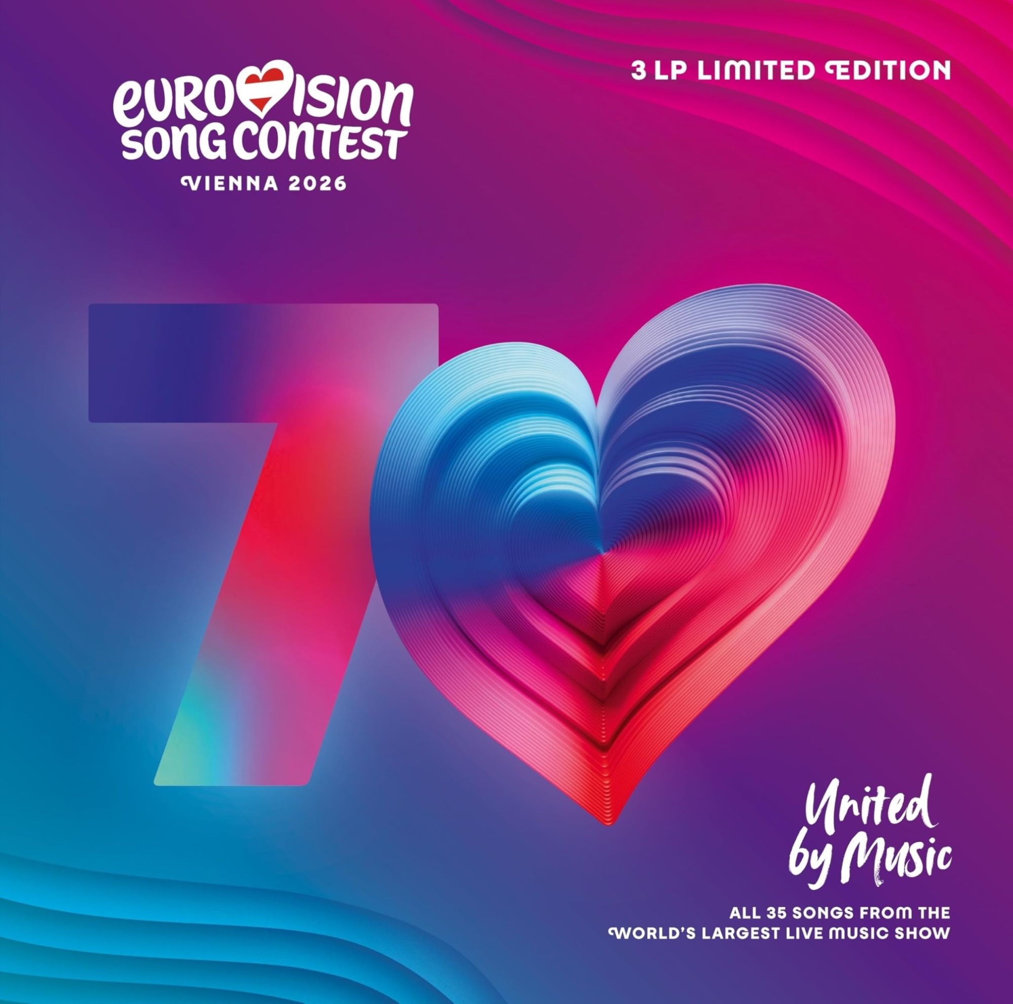 Vinile Eurovision 2026 Vienna / Various (Blue/Pink/White Vinyl) (3 Lp)
