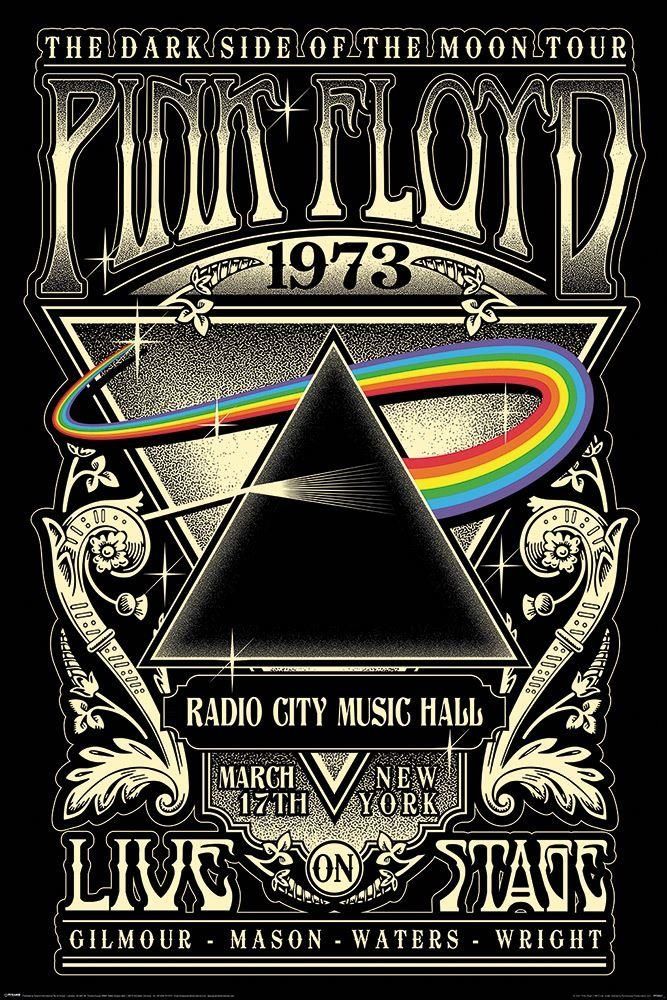 Merchandising Pink Floyd: Pyramid - DSOTM Tour 1973 (Poster Maxi 61X91,5 Cm)