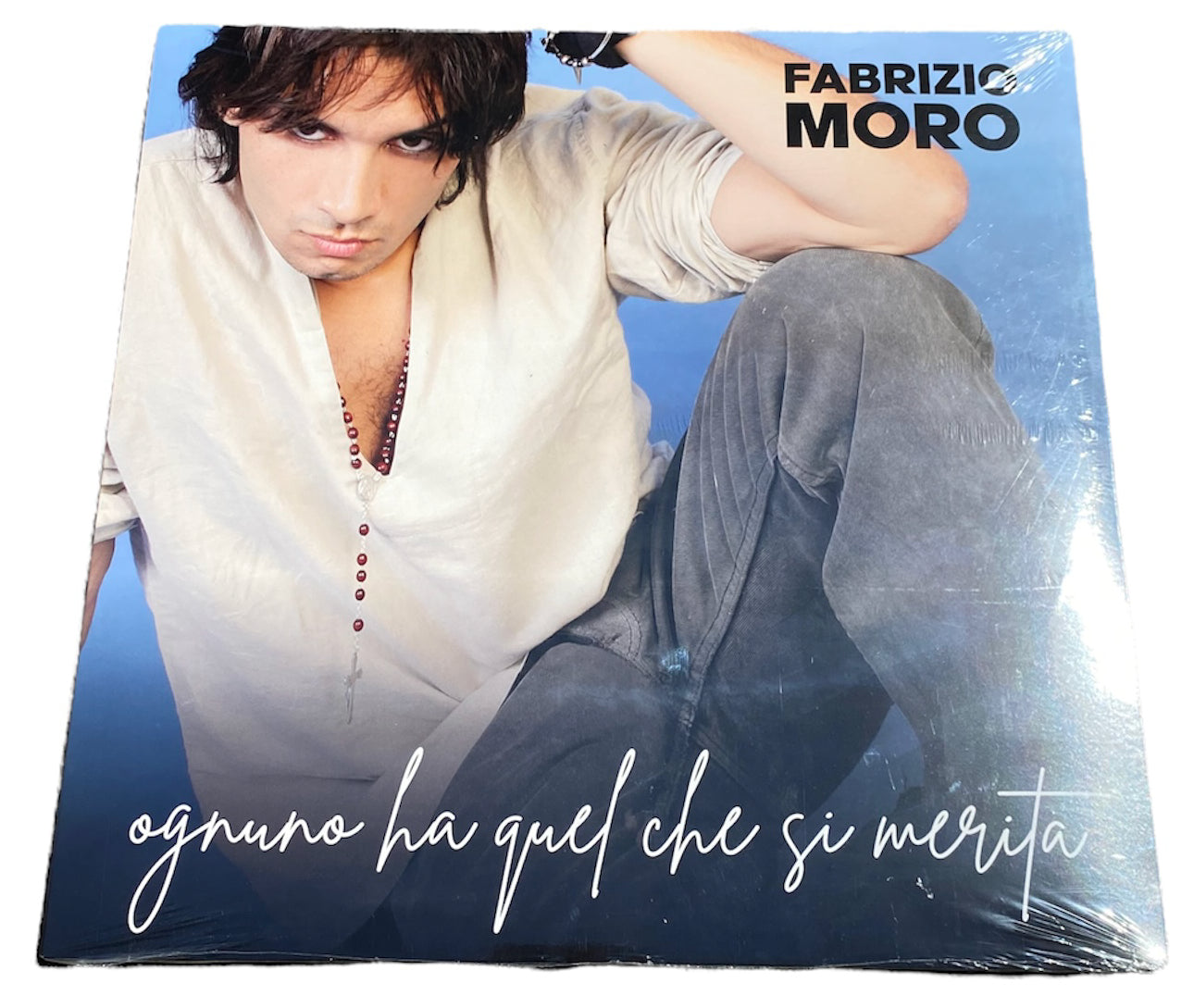 Vinile Fabrizio Moro - Ognuno Ha Quel Che Si Merita (500 Copie In Vinile Colorato Celeste Marmorizzato E Numerato)