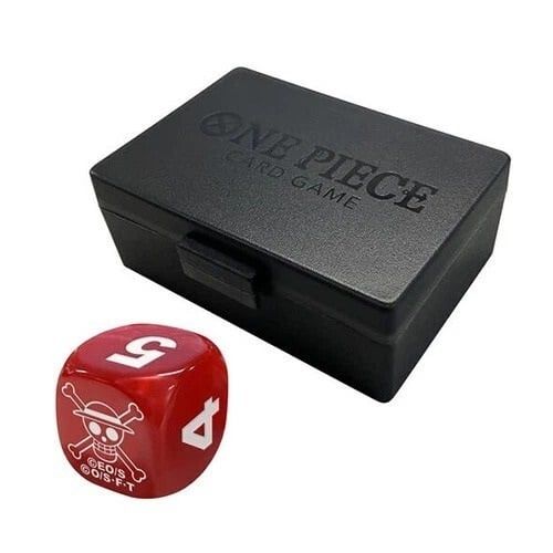 Merchandising One Piece: Bandai - Card Game - Set 4 Pz Official Dice + Dice Case