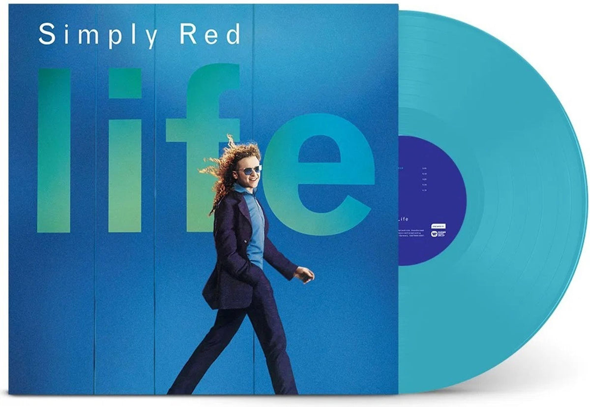 Vinile Simply Red - Life (Curacao Blue Vinyl)