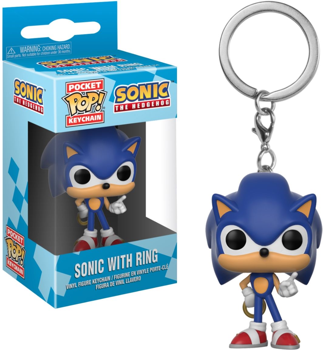 Merchandising Sonic: Funko Pop! Keychain - Sonic With Ring