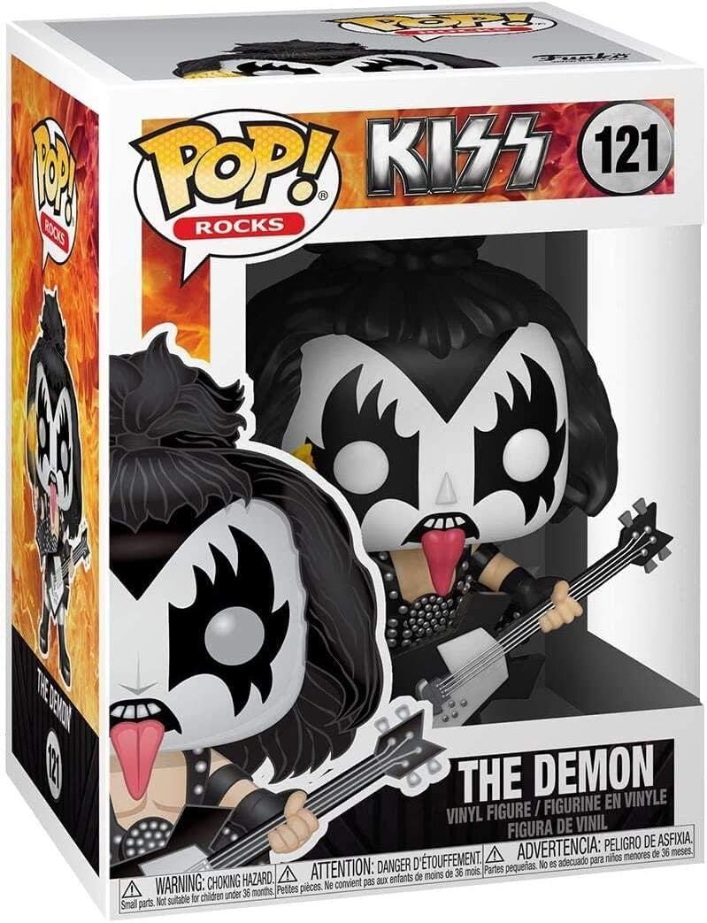 Merchandising Kiss: Funko Pop! Rocks - The Demon (Vinyl Figure 121)