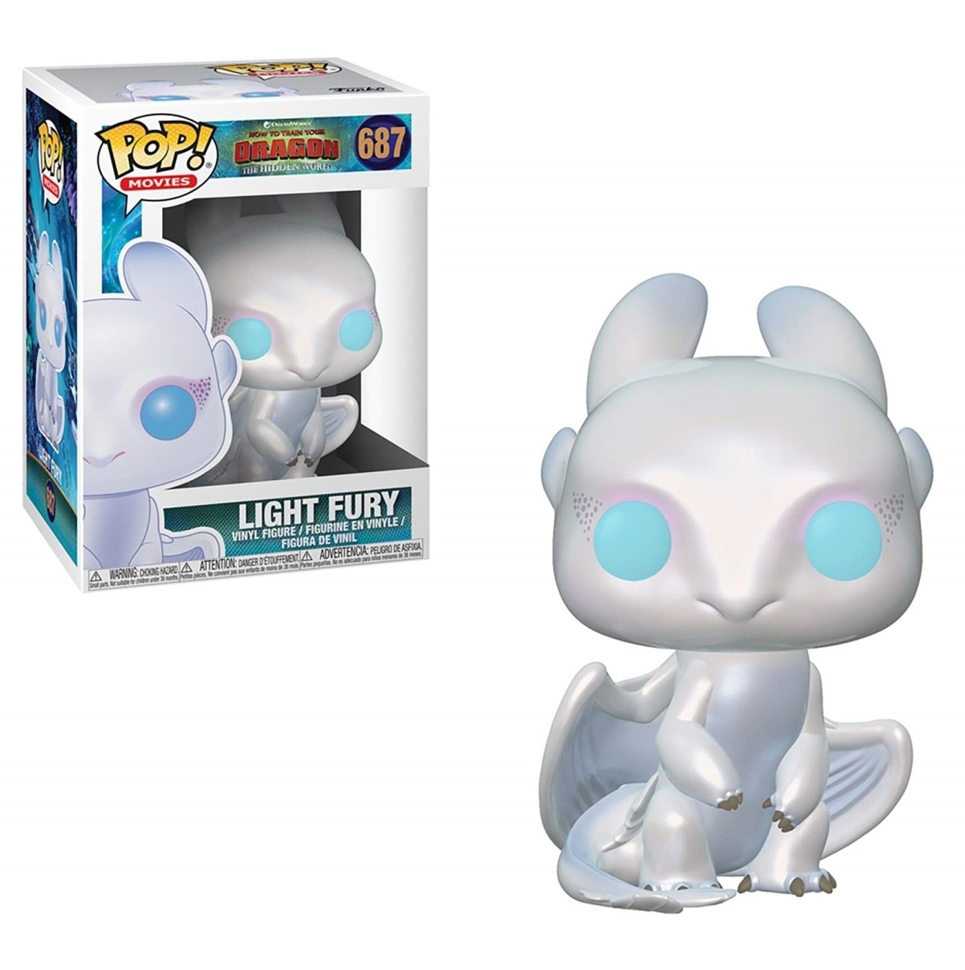 Merchandising How To Train Your Dragon: Funko Pop! Movies - Light Fury (Vinyl Figure 687)