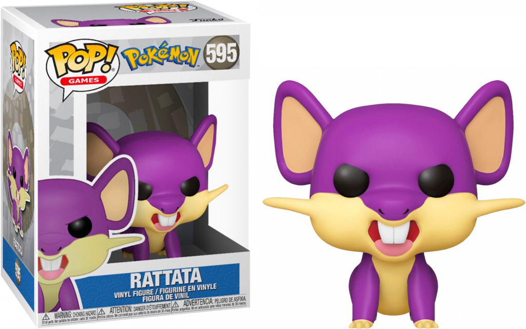 Merchandising Pokemon: Funko Pop! Games - Rattata (Vinyl Figure 595)