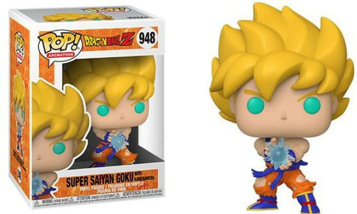 Merchandising Dragon Ball Z: Funko Pop! Animation - Super Sayan Goku (With Kamehameha) (Vinyl Figure 948)