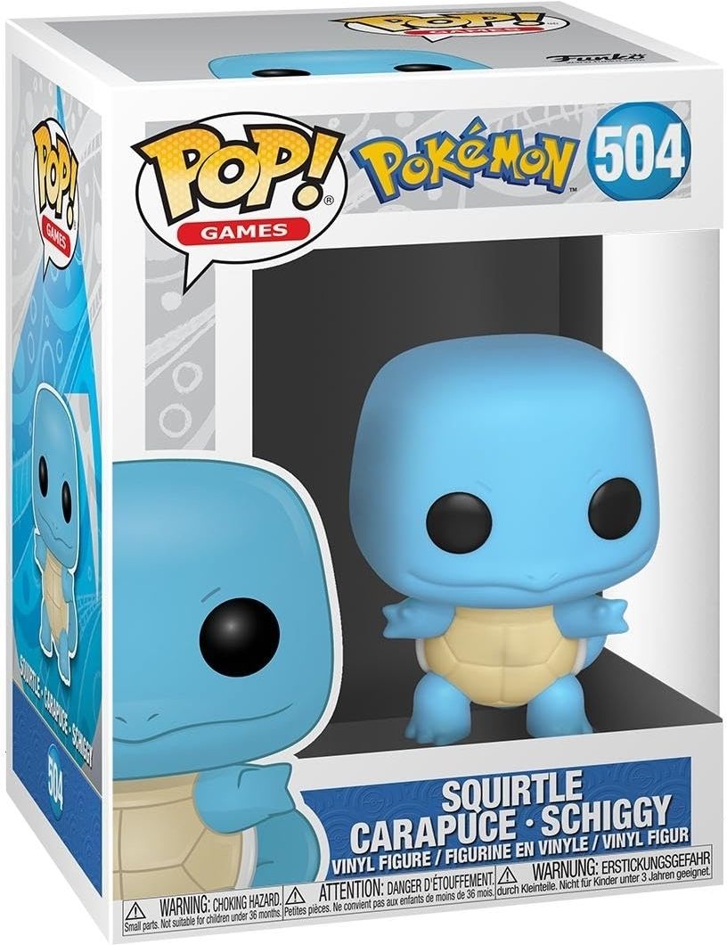 Merchandising Pokemon: Funko Pop!: Pop! Games - Squirtle (Vinyl Figure 504)