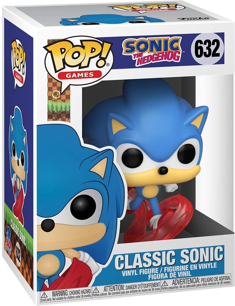 Merchandising Sonic The Hedgehog: Funko Pop! Games - Classic Sonic (Vinyl Figure 632)