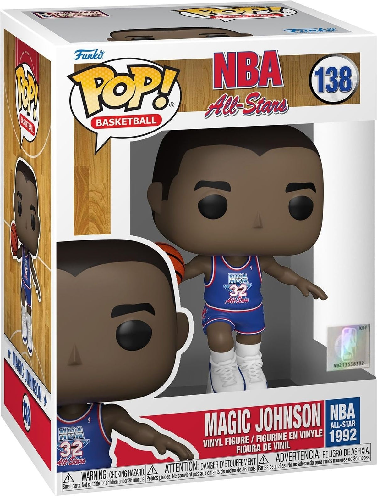 Merchandising Basketball: Funko Pop! - Nba Legends - Magic Johnson (Vinyl Figure 138)