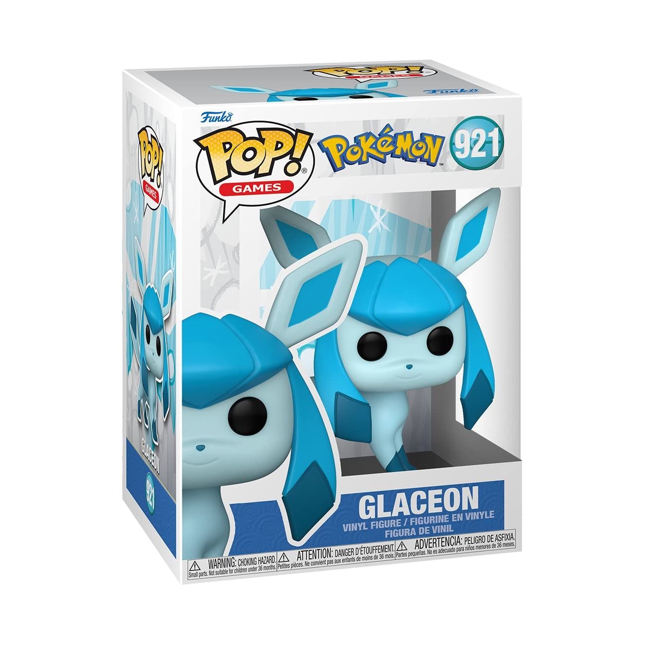 Merchandising Pokemon: Funko Pop! Games - Glaceon (Vinyl Figure 921)
