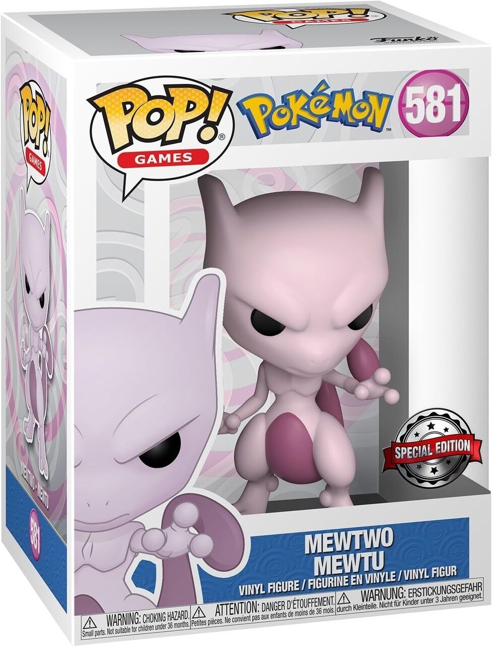 Merchandising Pokemon: Funko Pop! Games - Mewtwo (Vinyl Figure 581)