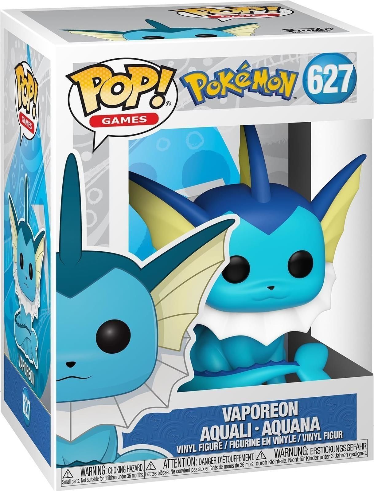 Merchandising Pokemon: Funko Pop! Games - Vaporeon (Vinyl Figure 627)