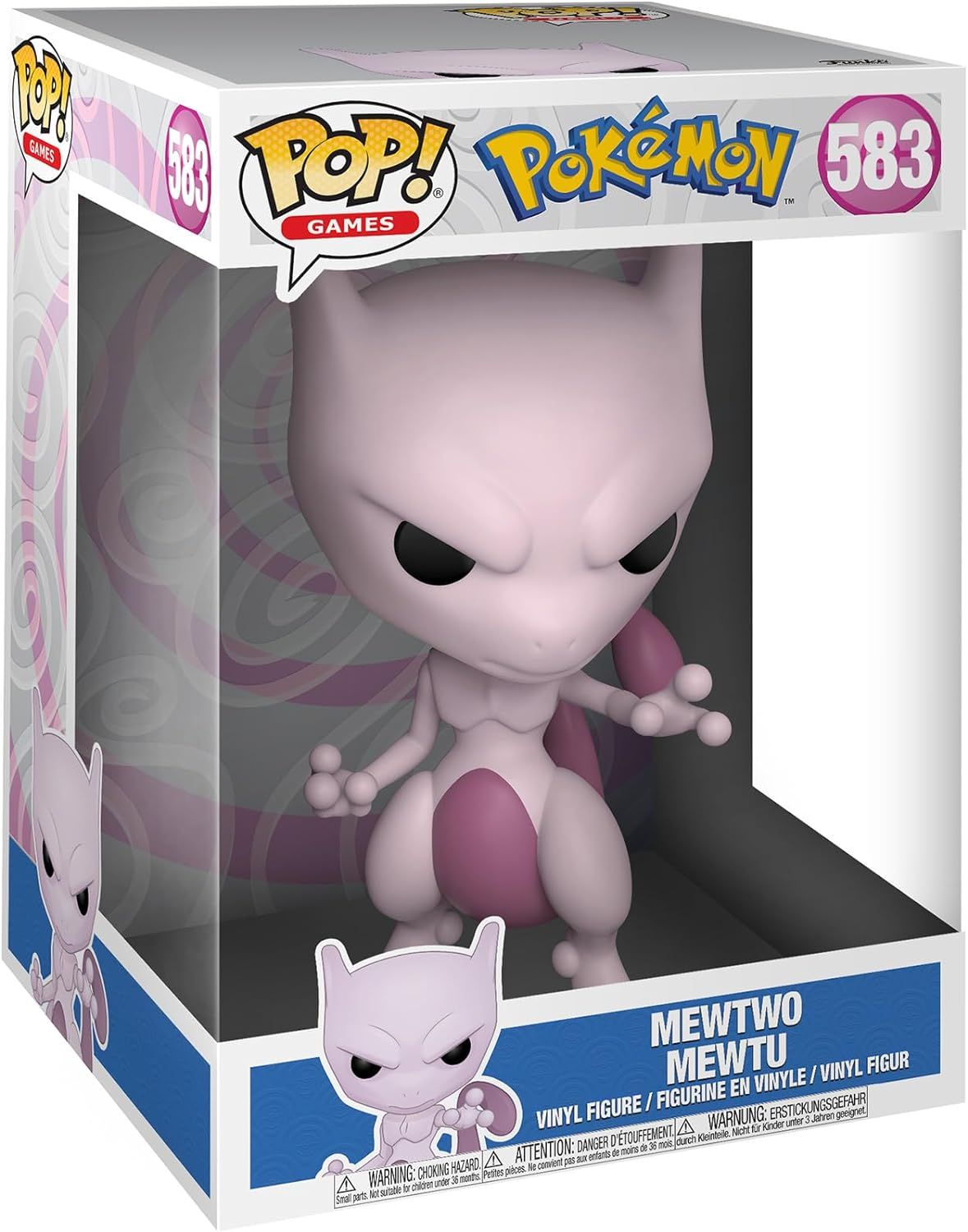 Merchandising Pokemon: Funko Pop! Games - Jumbo - Mewtwo (Vinyl Figure 583)