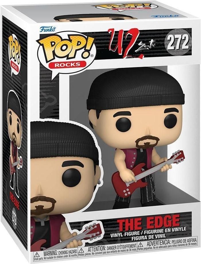 Merchandising U2: Funko Pop! Rocks - Zootv - The Edge (Vinyl Figure 272)