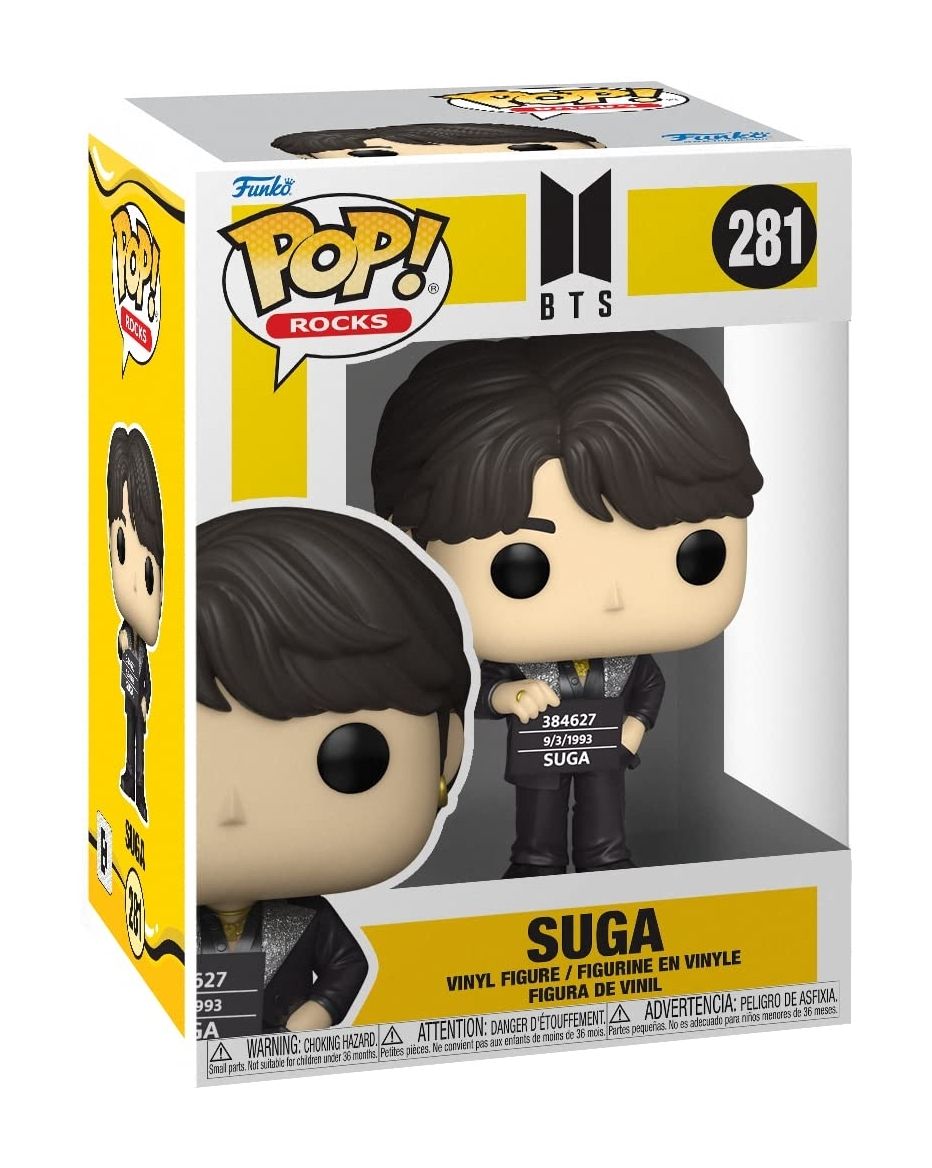 Merchandising Bts: Funko Pop! Rocks - Suga (Vinyl Figure 281)