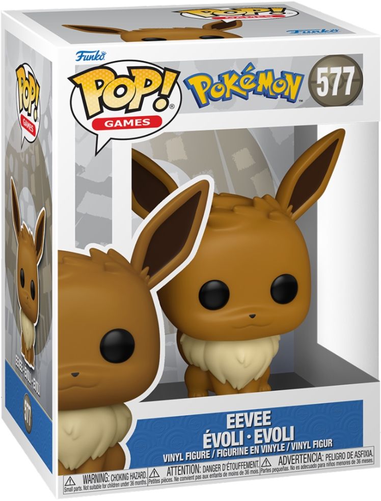 Merchandising Pokemon: Funko Pop! Games - Eevee (Vinyl Figure 577)