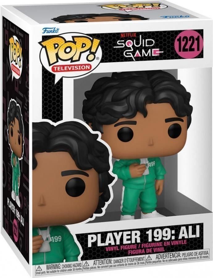 Squid Game Merchandising: Funko Pop! Television - Player 199: Ali (Vinyl Figure 1221)