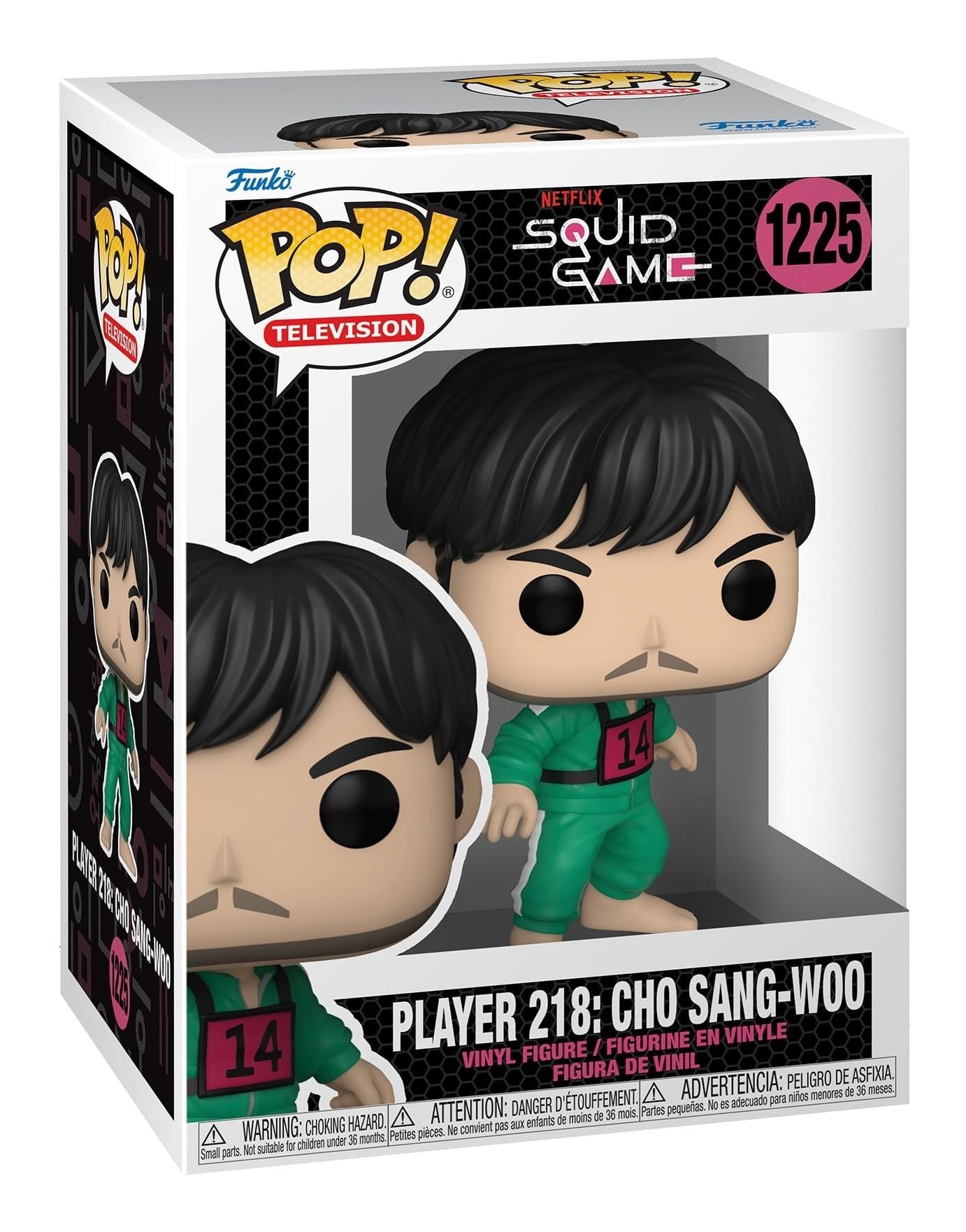 Squid Game Merchandising: Funko Pop! Television - Player 218: Cho Sang-Woo (Vinyl Figure 1225)