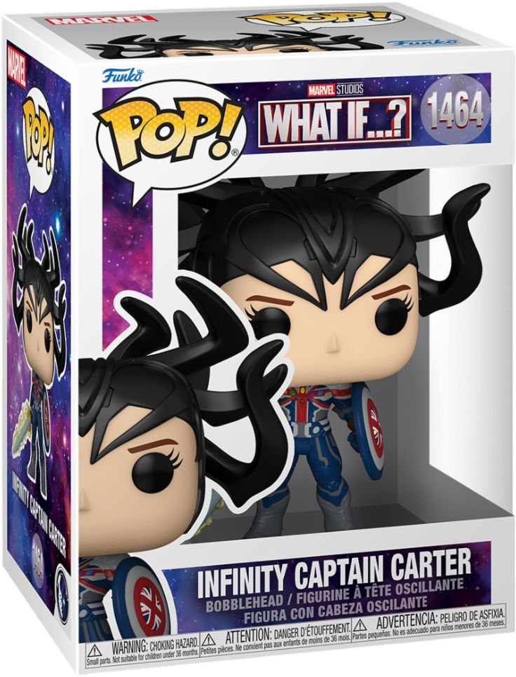 Merchandising Marvel: Funko Pop! - What If...? - Infinity Captain Carter (Vinyl Figure 1464)