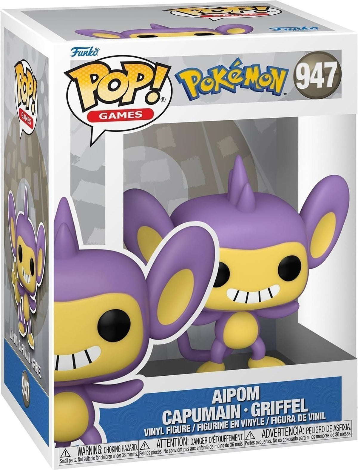 Merchandising Pokemon: Funko Pop! Games - Aipom (Vinyl Figure 947)