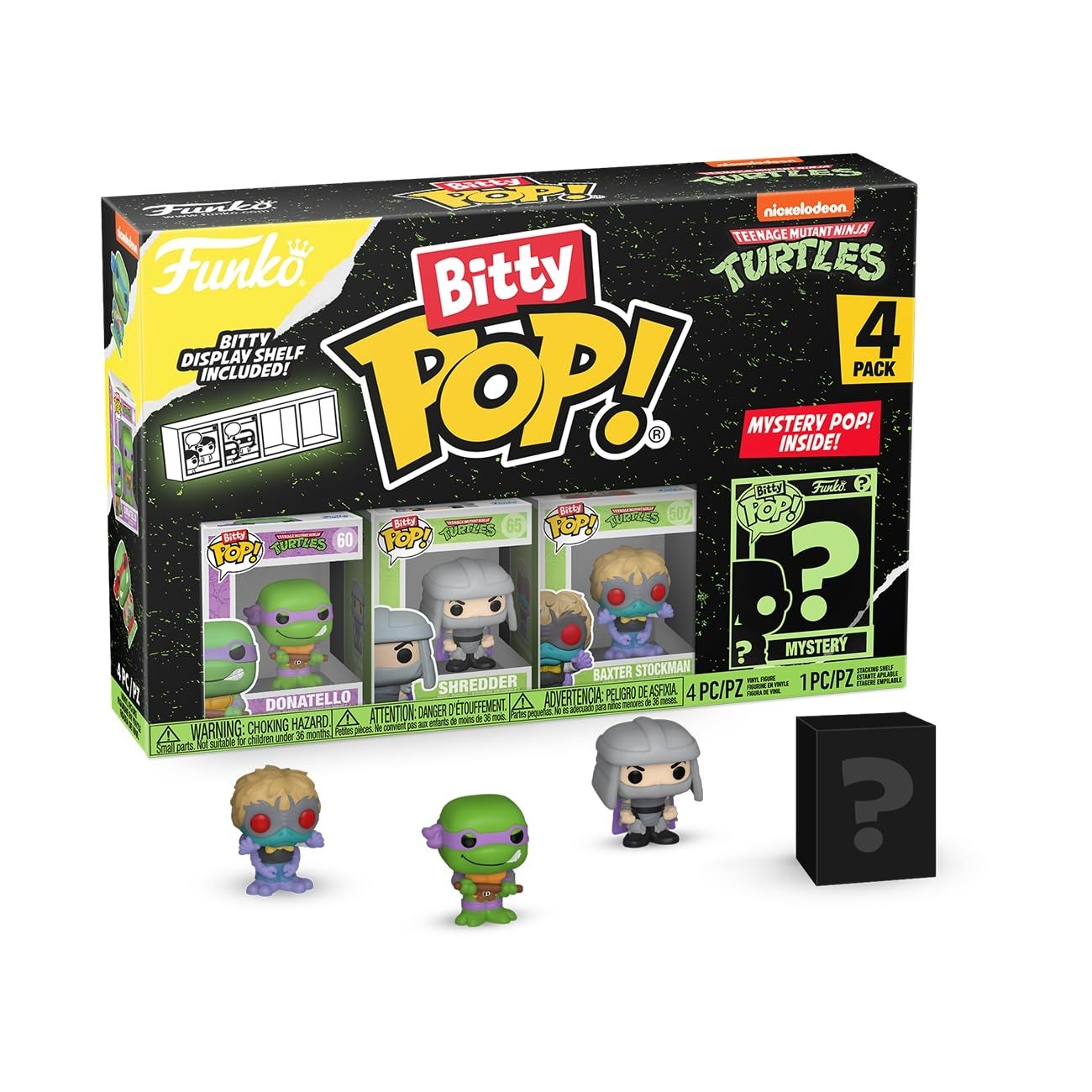 Merchandising Teenage Mutant Ninja Turtles: Funko Pop! Bitty Pop - Donatello (4 Pk)