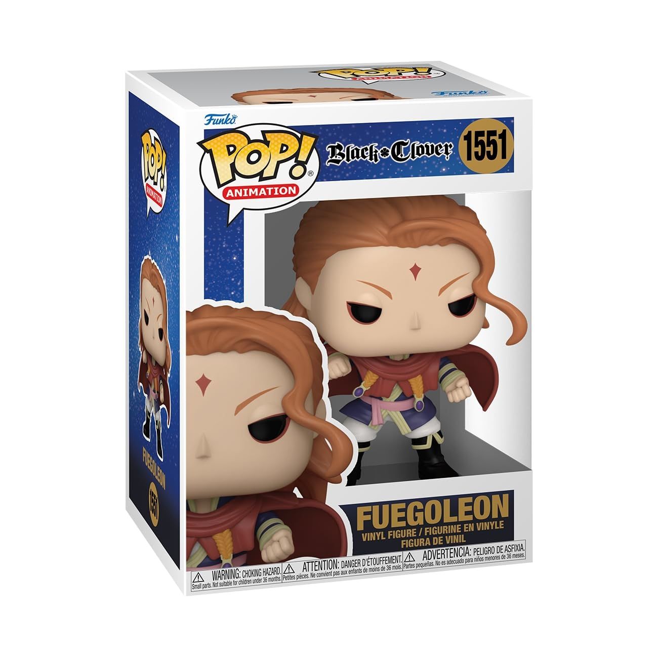 Merchandising Black Clover: Funko Pop! Animation - Fuegoleon (Vinyl Figure 1551)