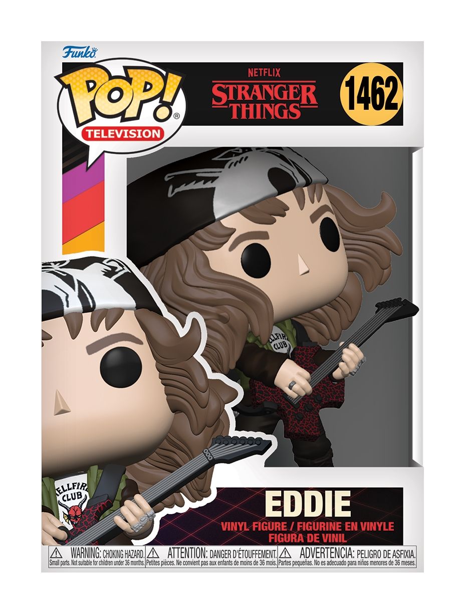 Merchandising Stranger Things: Funko Pop! Television - Season 4 - Hunter Eddie With Guitar (Vinyl Figure 1462)