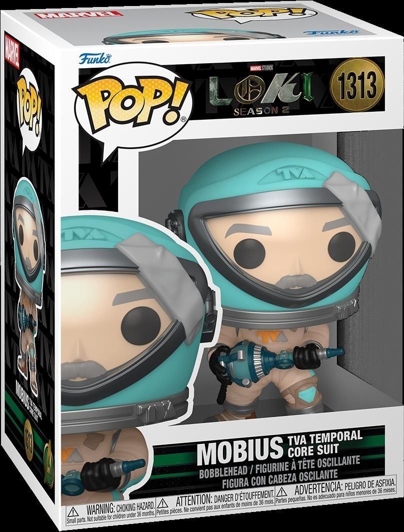 Merchandising Marvel: Funko Pop! Vinyl - Loki - Season 2 - Mobius (TVA Temporal Core Suit) (Vinyl Figure 1313)