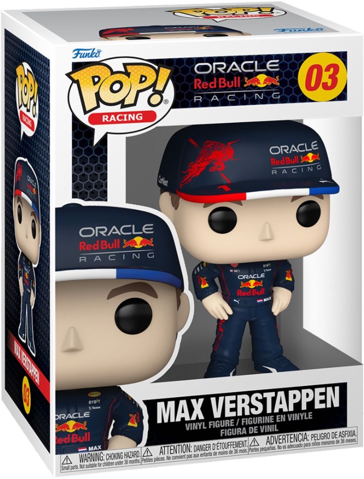Merchandising Formula 1: Funko Pop! Racing - Oracle Racing - Max Vestappen (Vinyl Figure 03)