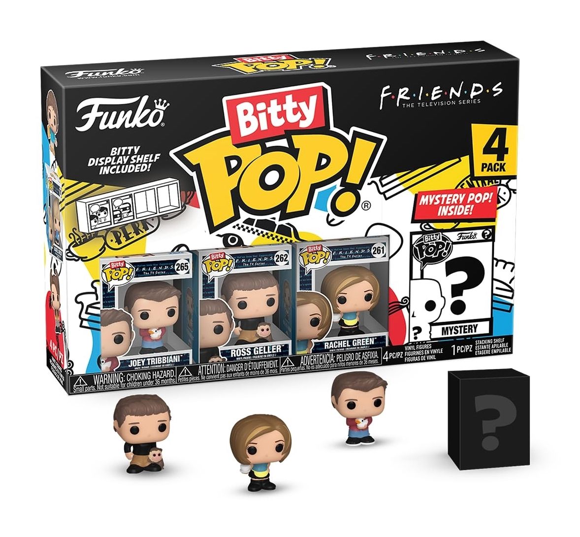 Merchandising Friends: Funko Pop! Bitty POP 4 Pack - Joey