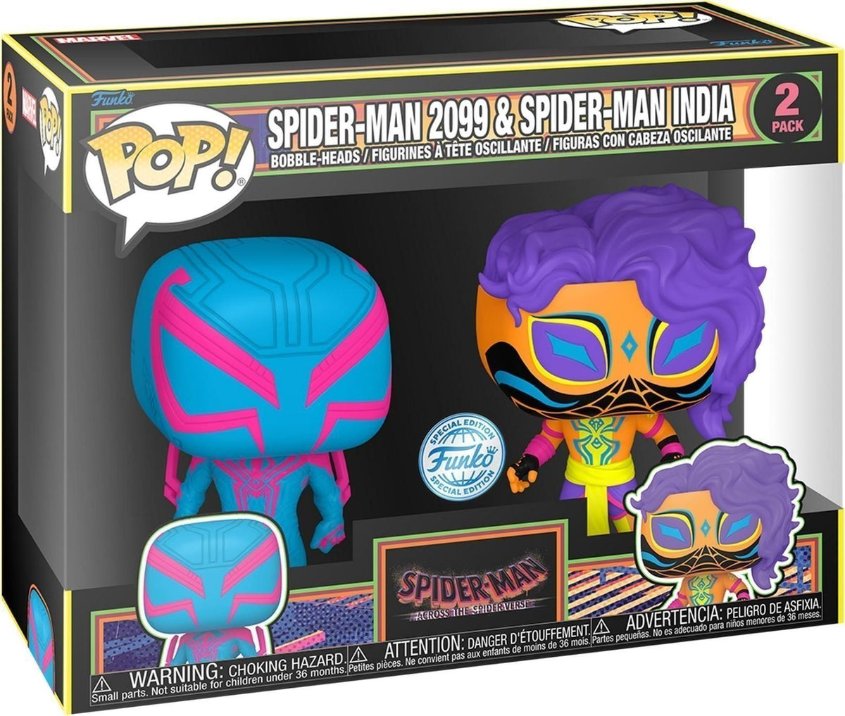 Merchandising Marvel: Funko Pop! - Spider-Man Across The Spiderverse - 2-Pack - Spider-Man & Spider-Man India