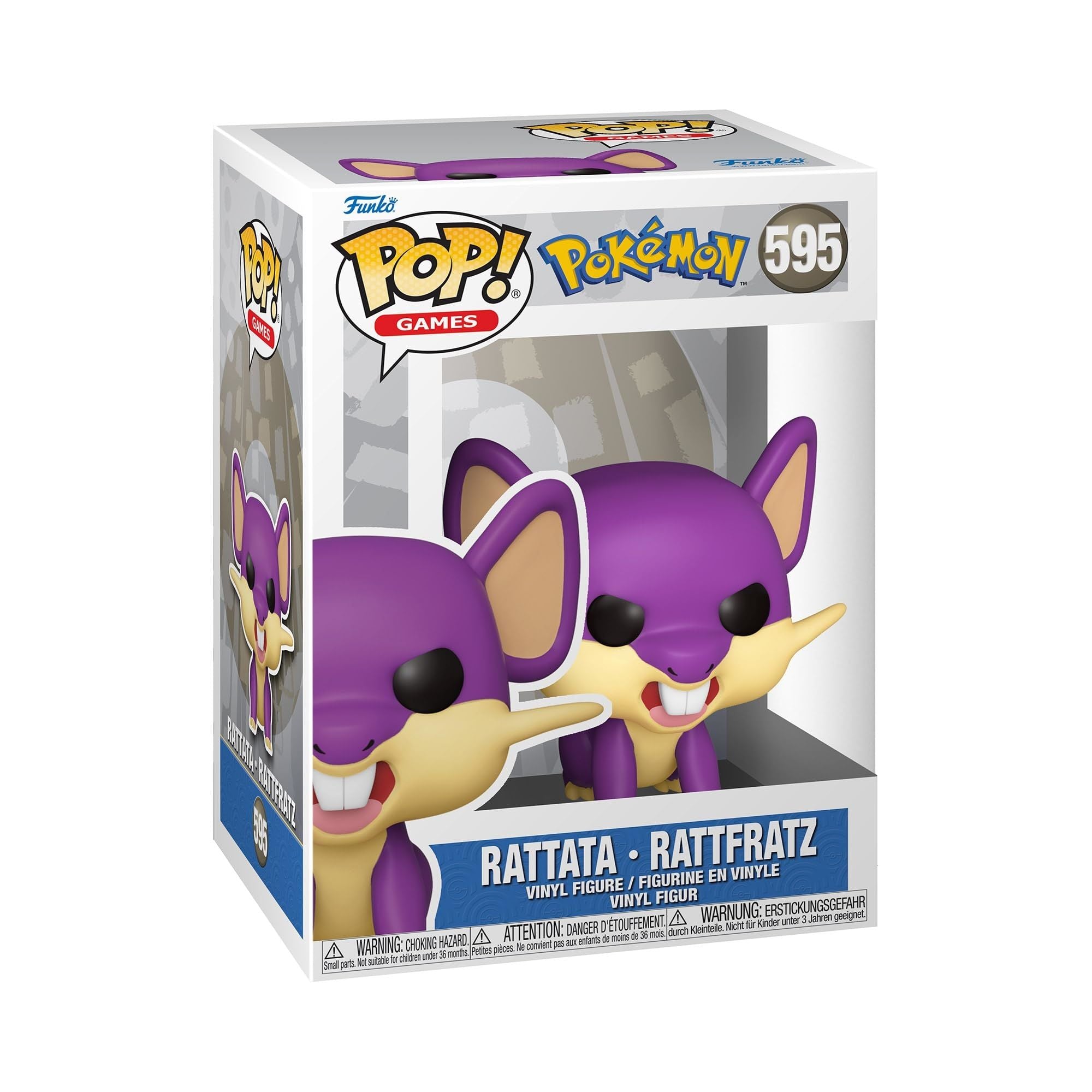 Pokemon Merchandising: Funko Pop! Games - Rattata (Vinyl Figure 595)