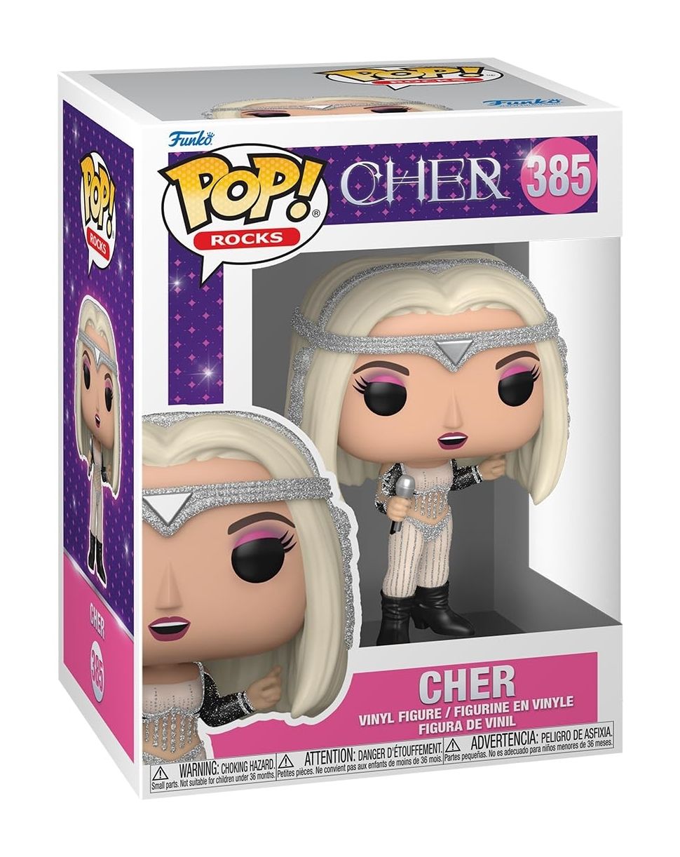 Merchandising Cher: Funko Pop! Rocks - Living Proof (Glitter) (Vinyl Figure 385)