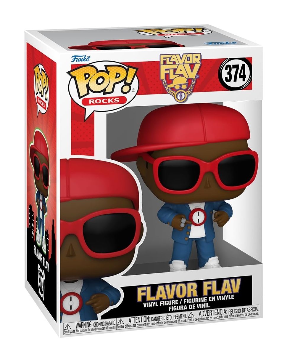 Merchandising Flavor Flav: Funko Pop! Rocks - Flavor of Love (Vinyl Figure 374)