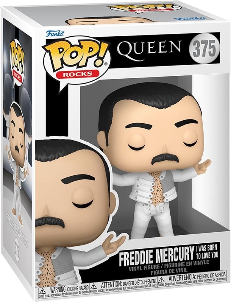 Merchandising Queen: Funko Pop! Rocks - Freddie Mercury I Was Born To Love You (Vinyl Figure 375)