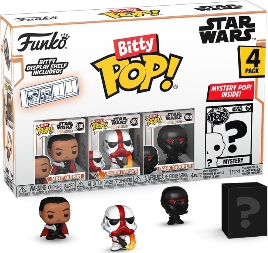Merchandising Star Wars: Funko Pop! Bitty Pop! - The Mandalorian - Moff Gideon (4 Pack)