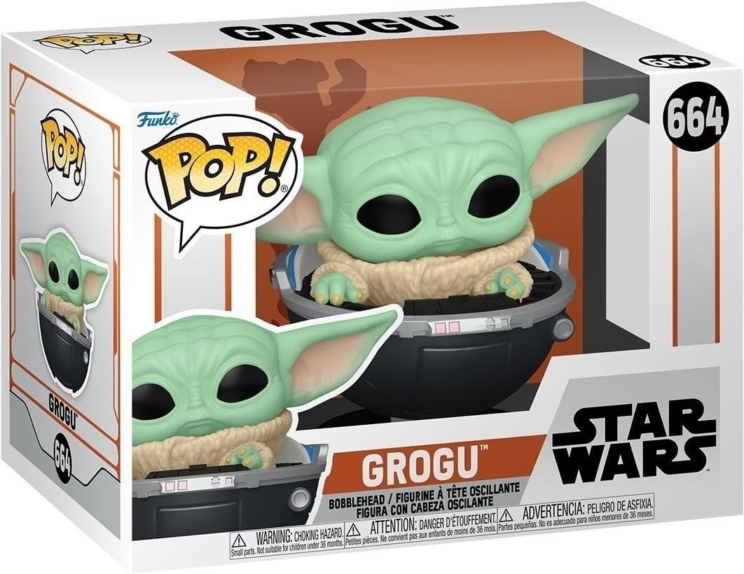 Merchandising Star Wars: Funko Pop! - The Mandalorian S9 - Grogu w/Prama (Vinyl Figure 664)