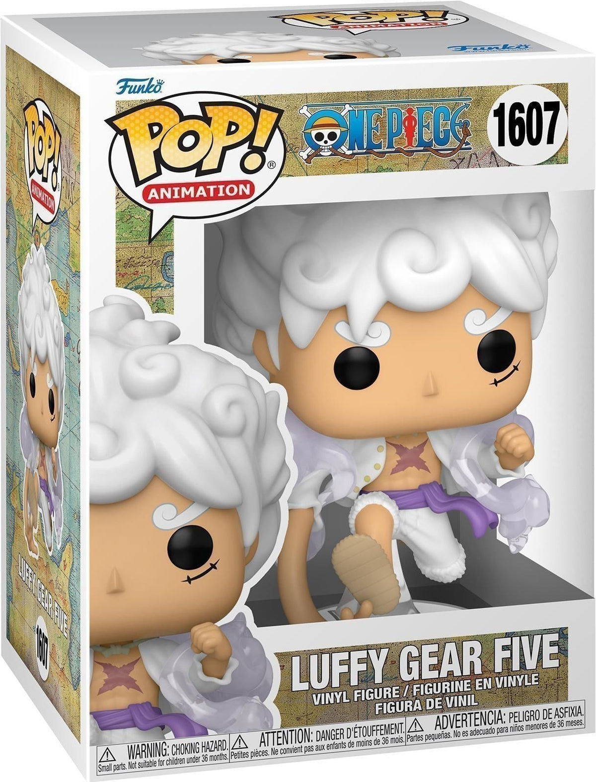 Merchandising One Piece: Funko Pop! Animation - Luffy Gear 5 (Vinyl Figure 1607)