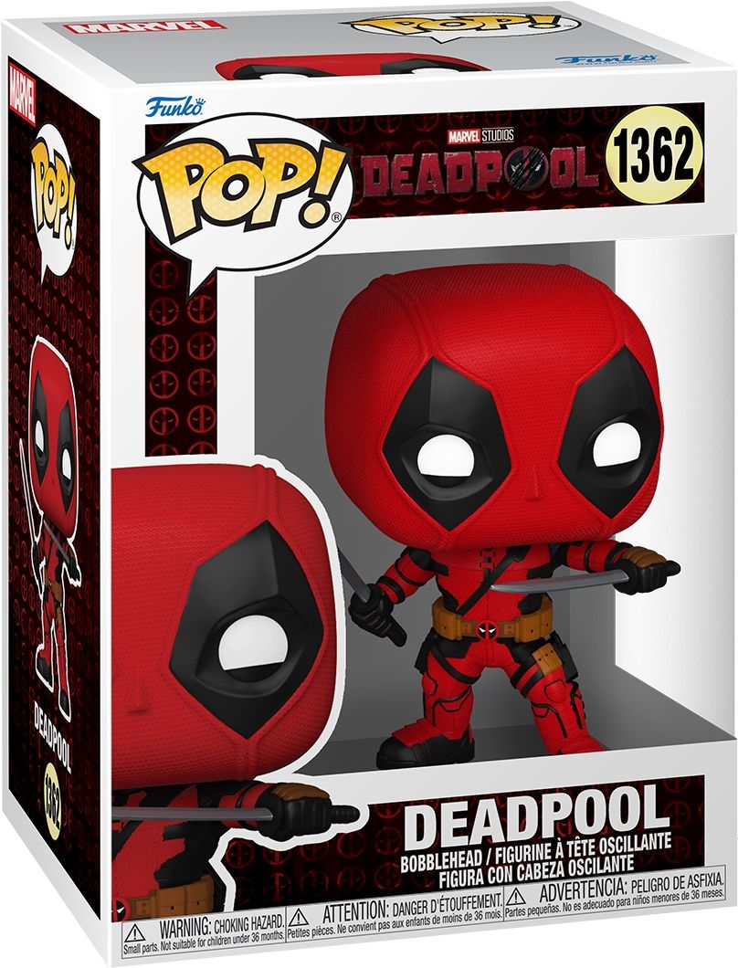 Merchandising Marvel: Funko Pop! - Deadpool 3 - Deadpool (Vinyl Figure 1362)
