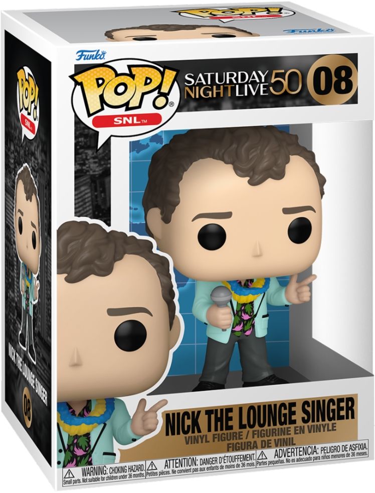 Merchandising Saturday Night Live: Funko Pop! Television - Nick The Lounge Singer (Vinyl Figure 08)