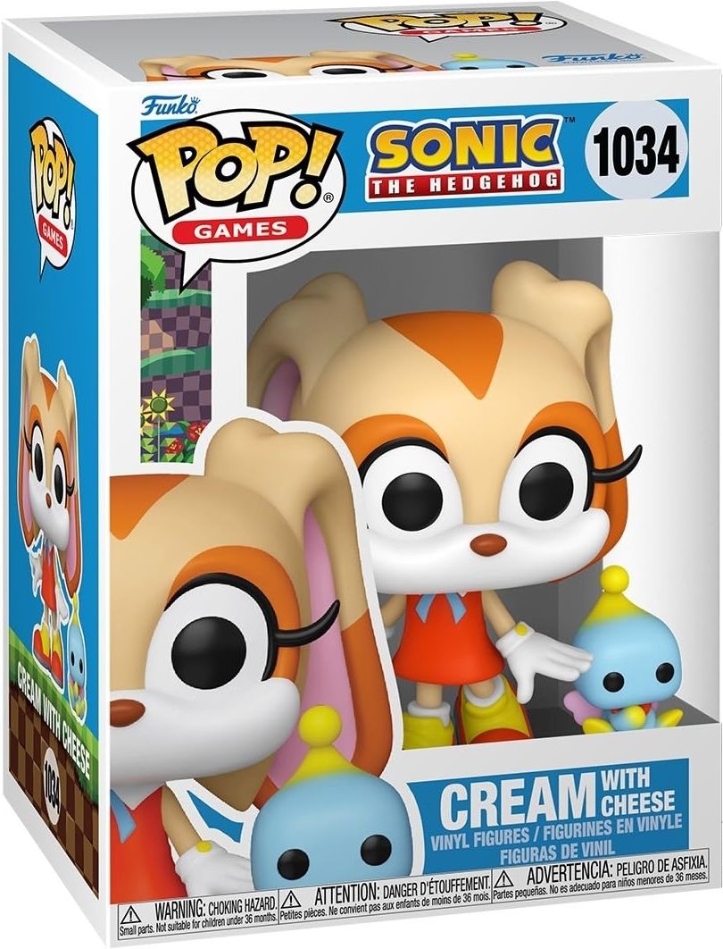 Merchandising Sonic The Hedgehog: Funko Pop&Buddy - Cream With Cheese (Vinyl Figure 1034)