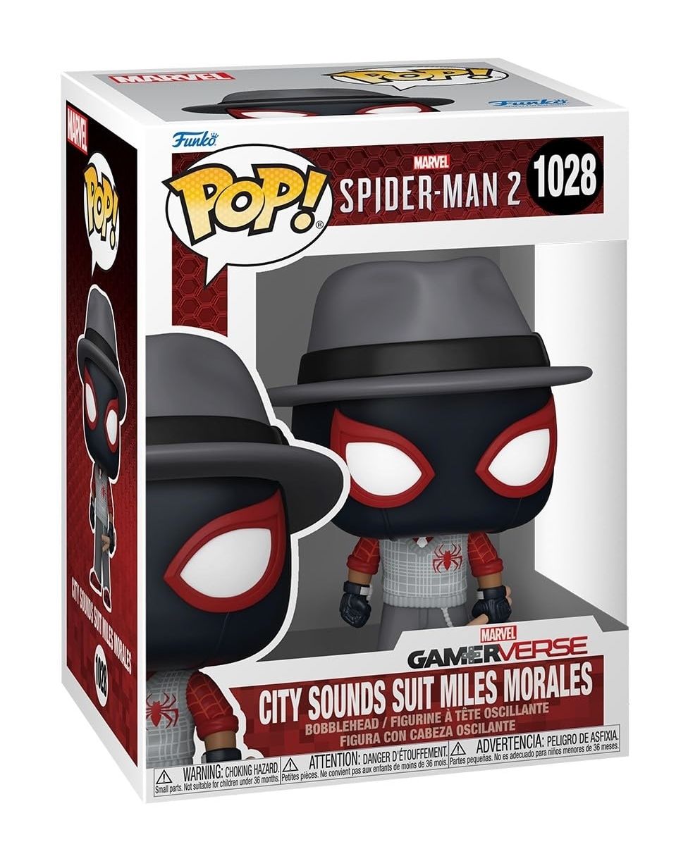 Merchandising Marvel: Funko Pop! - Spider-Man 2 - City Sounds Suit Miles Morales (Vinyl Figure 1028)