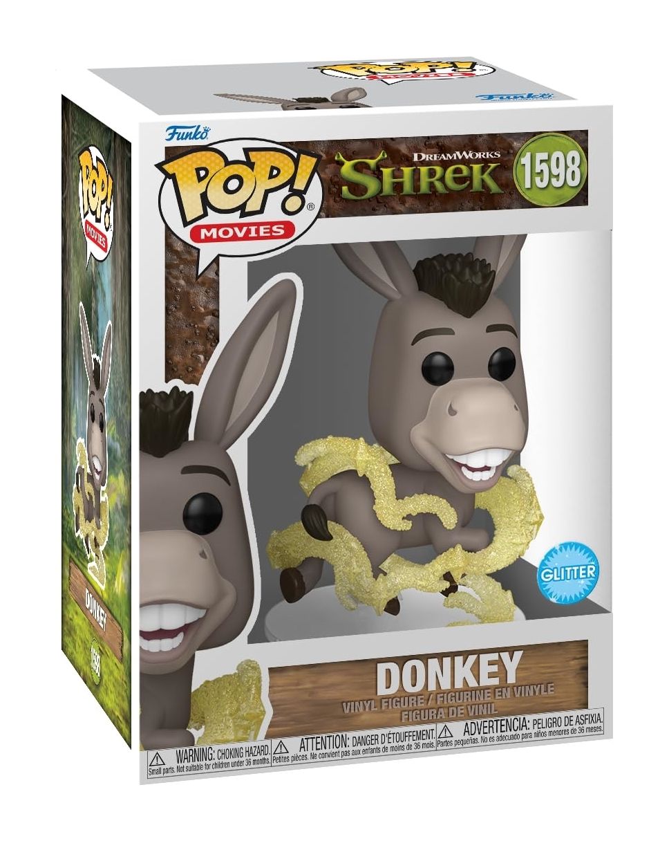 Merchandising Shrek: Funko Pop! Movies - Donkey (Glowing) (Vinyl Figure 1598)