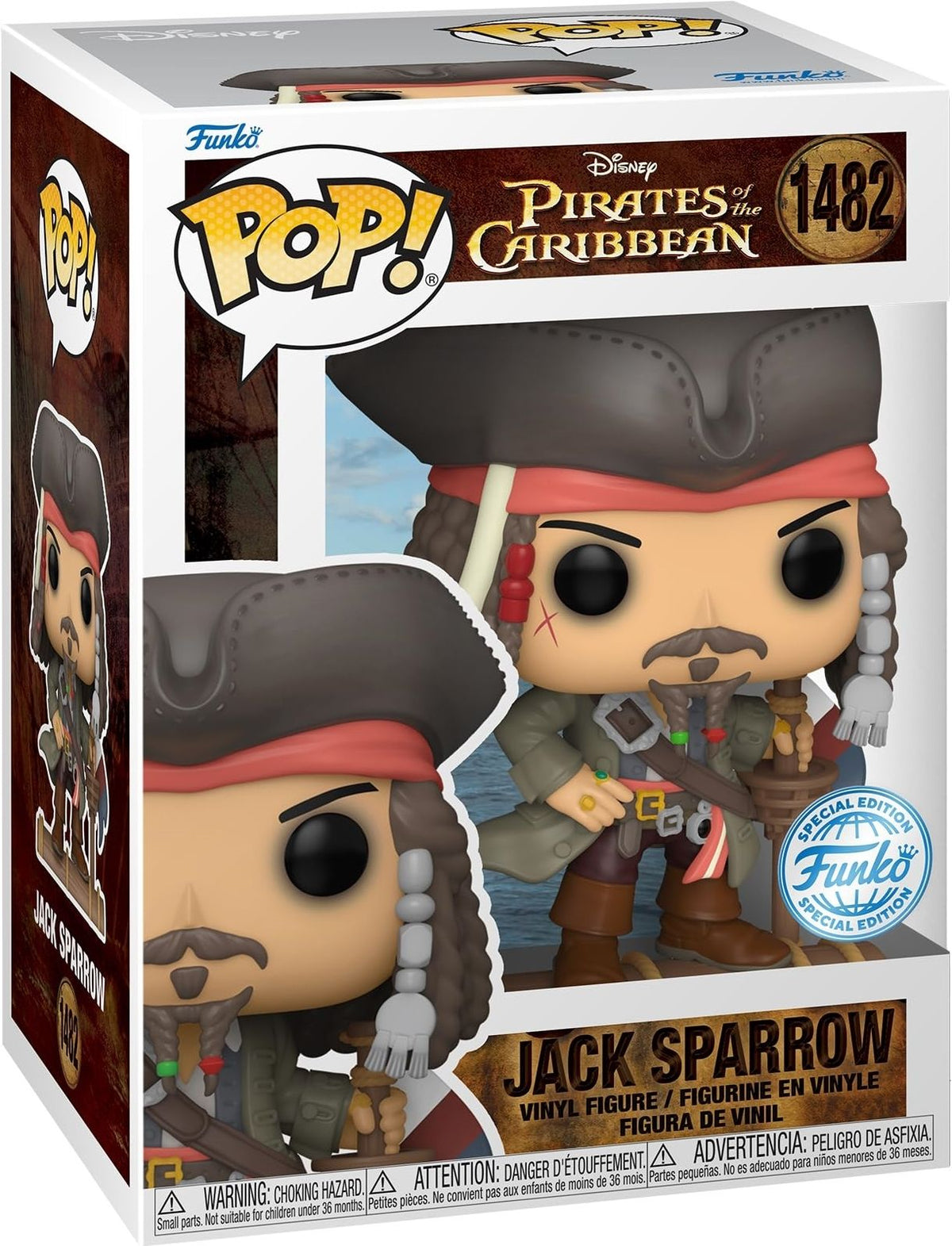 Merchandising Pirates Of The Caribbean: Funko Pop! - Jack Sparrow (Vinyl Figure 1482)