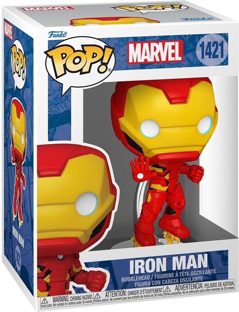 Merchandising Marvel: Funko Pop! - Iron Man (Vinyl Figure 1421)