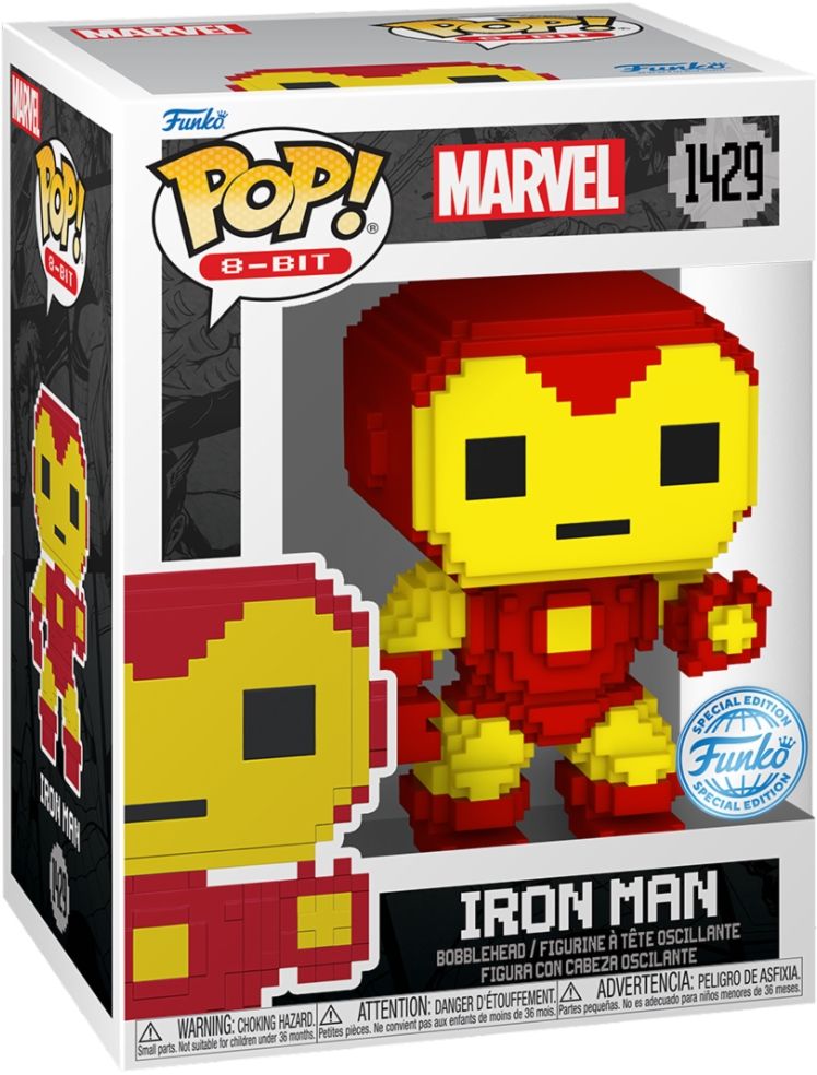 Merchandising Marvel: Funko Pop! 8-Bit - Iron Man (Vinyl Figure 1429)