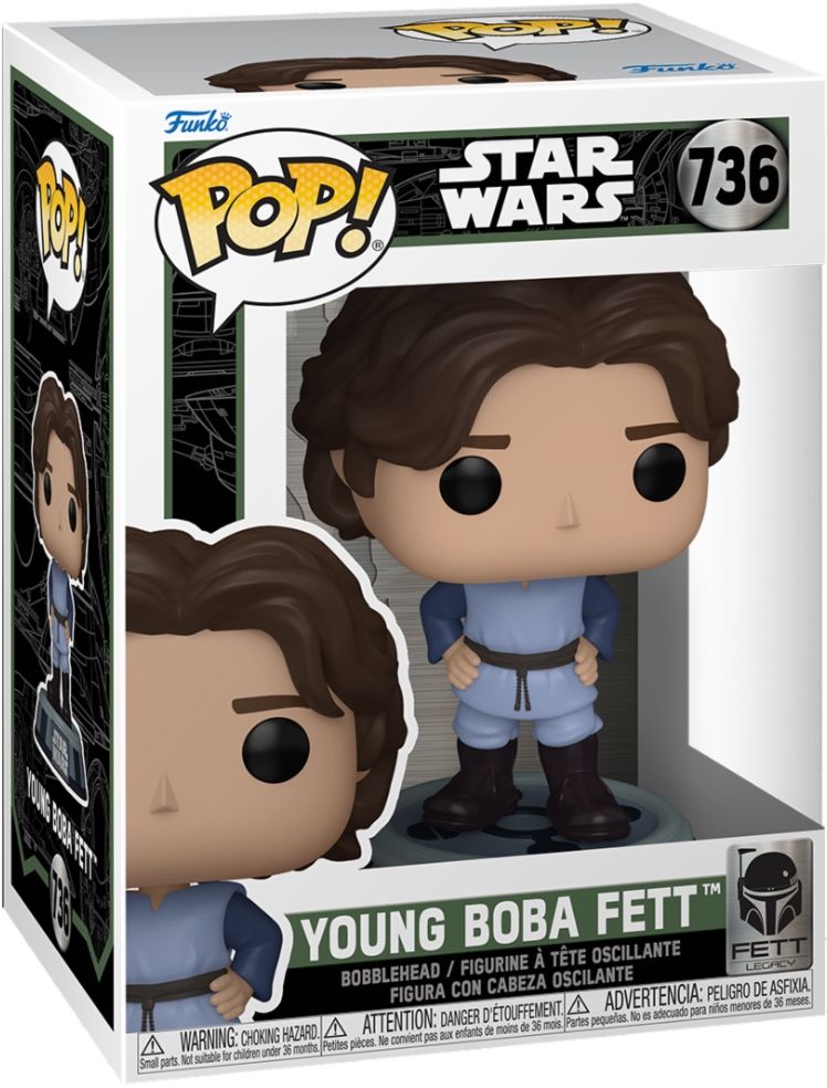 Merchandising Star Wars: Funko Pop! - Fett Legacy - Young Boba Fett (Vinyl Figure 736)